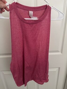 LeanFit Sleeveless Tank Top in Rose Heather - Women’s Athletic Tank